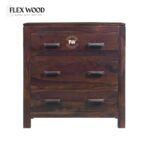 Sheesham Wood Chest of Drawers in Walnut Finish - Image 2