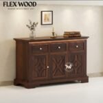Metro cabinet and sideborad (walnut finish)