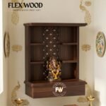 Avara solid wood Temple for home(walnut finish)