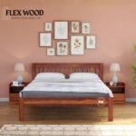 Modern Wooden Bed for Bedroom