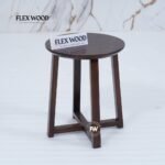 Wooden Round Stool For Home - Image 6
