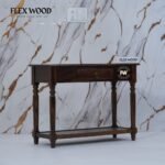 Clarion shesaam Console Table For Home(walnut finish) - Image 2