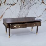 Modern Wooden Coffee Table(walnut finish) - Image 4