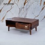 Modern Wooden Coffee Table(honey finish) - Image 3