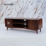 Modern  Tv Unit( Honey finish) - Image 6