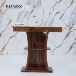 Osla solid woodConsole Table(teak finish) - Image 6