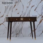 Florence Console Table(walnut finish) - Image 7