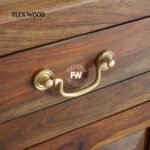 Jimmy Sheesham Wood Shoe Rack - Teak Finish - Image 8