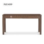 Lotus console table solid mango Console Table(teak finish) - Image 3