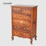 Colley Solid Wood Chest of Drawer( honey finish) - Image 3