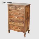 Colley Solid Wood Chest of Drawer(teak finish) - Image 3