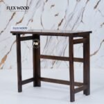 Modern Foldable Study Table(walnut finish) - Image 5