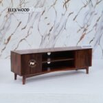 Modern  Tv Unit( Honey finish) - Image 5