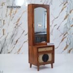 Carvel Cane Dressing Table(honey finish) - Image 3