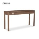 Lotus console table solid mango Console Table(teak finish) - Image 4