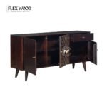 Sheesham Wood Sideboard in Walnut Finish - Image 6