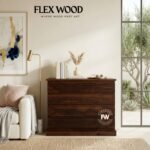 Florian Wooden Modern Chest Of Drawers for Walnut