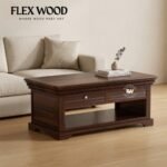 Rupe soild wood Coffee Table(walnut finish)