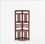 Tie Sheesam wood bookshlef corner ( walnut finish) - Image 2