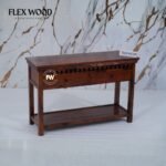 Adolph Console Table with storage(honey finish) - Image 3