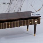 Modern Wooden Coffee Table(walnut finish) - Image 5