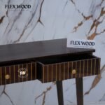 Florence Console Table(walnut finish) - Image 5