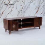 Modern  Tv Unit( Honey finish) - Image 4