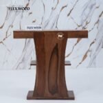 Osla solid woodConsole Table(teak finish) - Image 4