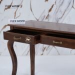 Alexa two Drawer console table(teak finish) - Image 4