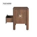 Lotus solid mango  Bedside Table(teak finish) - Image 6