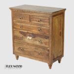 Garry solid Wood Chest Of Drawer(teak finish) - Image 3