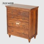 Garry solid wood Chest Of Drawer(Honey finish) - Image 3