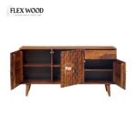 Sheesham Wood Sideboard in Honey Finish - Image 5