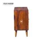 Sheesham Wood Chest of Drawers in Honey Finish - Image 5