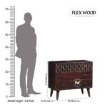 Sheesham Wood Chest of Drawers in Walnut Finish - Image 5