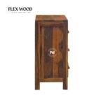 Sheesham Wood Chest of Drawers in Honey Finish - Image 5