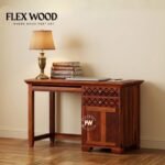 Cambery solid Wood Study Table ( honey finish)
