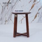 Wooden Round Stool For Home - Image 3