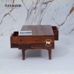 Modern Wooden Coffee Table(honey finish) - Image 7