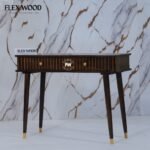 Florence Console Table(walnut finish) - Image 4