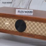 Wooden Rattan Coffee Table for Living Room(Honey finish) - Image 3
