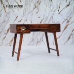 Modern Study Table(Honey finish) - Image 6