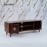 Modern  Tv Unit( Honey finish) - Image 3