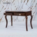 Alexa two Drawer console table(teak finish) - Image 7