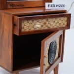 Carvel Cane Dressing Table(honey finish) - Image 5