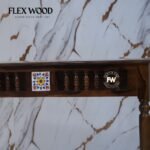 ErinConsole Table with Tile (walnut finish) - Image 5