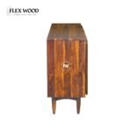 Rattan caneSheesham Wood Sideboard in (Honey Finish) - Image 6