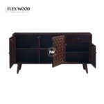 Sheesham Wood Sideboard in Walnut Finish - Image 4