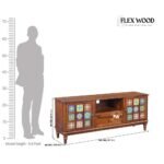 Wooden Honey Tv Unit for Living Room - Image 6