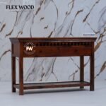 Adolph Console Table with storage(honey finish) - Image 2